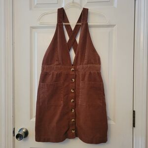 Indigo Rein Brown Corduroy Dress